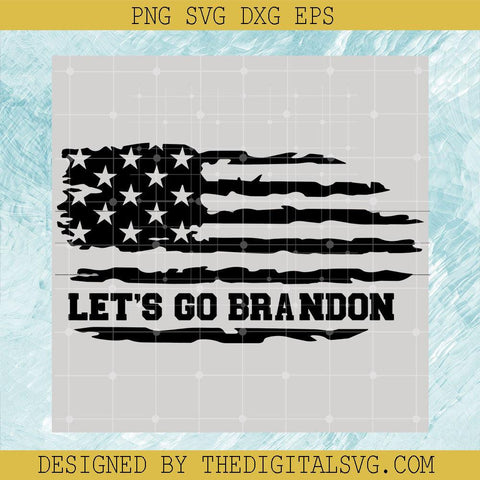 Let's Go Brandon Svg, US Flag Svg, Anti Joe Biden Svg - TheDigitalSVG