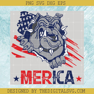 Merica Svg, Merician 4Th Bundog Of July Svg, Merician Dog Svg, Merician Flag Svg - TheDigitalSVG