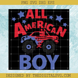 All americian Boy Svg, Americian Svg, Truck Svg - TheDigitalSVG
