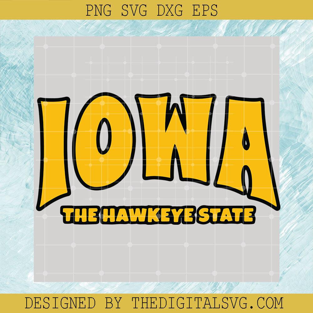 Iowa The Hawkeys State Svg, Americian Svg, US State Svg - TheDigitalSVG