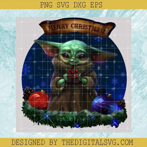 Merry Christmas Yoda Svg, Merry Christmas Svg, Star Wars Svg, Yoda Santa Hat Svg - TheDigitalSVG