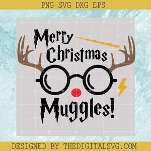 Merry Christmas Muggles Svg, Harry Potter Svg, Christmas Svg - TheDigitalSVG