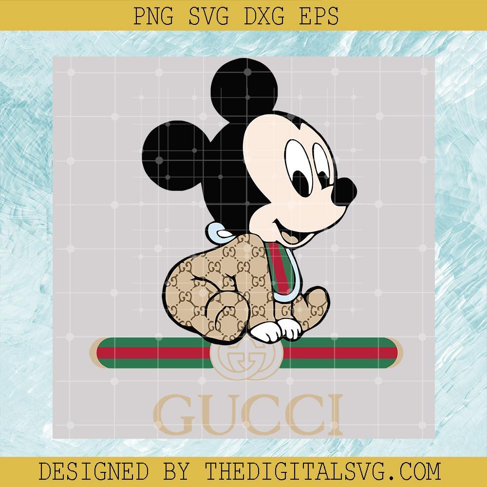 Baby Mickey Fashion Svg, Luxury Brand Svg, Disney Svg - TheDigitalSVG