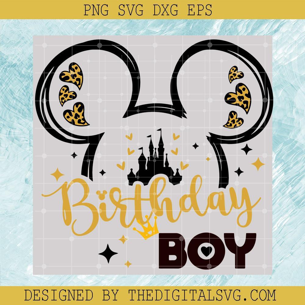 #Mickey Mouse Birthday Boy Svg, Love Leopard Mickey Svg, Funny Birthday Boy Svg, Mickey Svg - TheDigitalSVG
