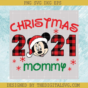 Disney Mickey Mouse Mommy Christmas 2021 Svg, Christmas Svg, Disney Christmas Svg, Mickey Mouse Svg - TheDigitalSVG