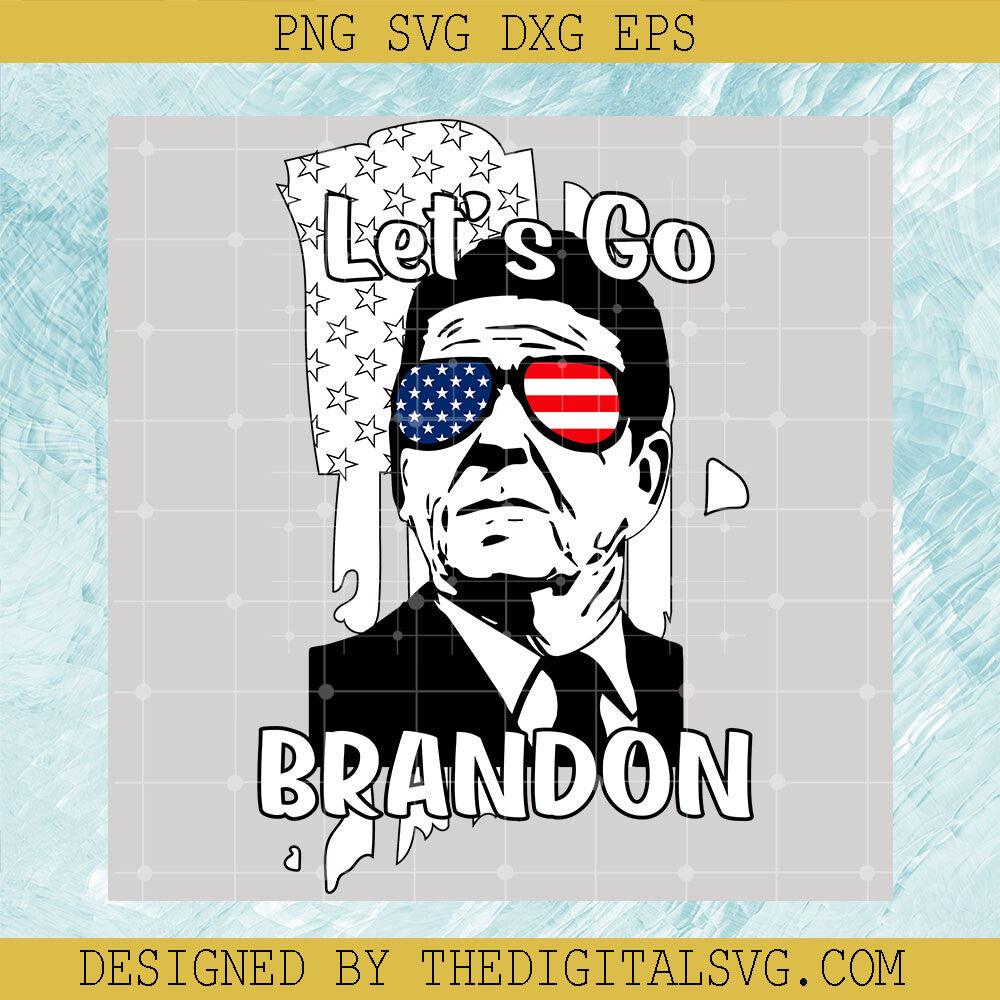 Let's Go Brandon Svg, Fjb Svg, Glasses Americian Flag Svg - TheDigitalSVG