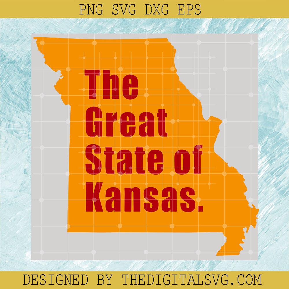 The Great State Of Kansas Svg, Americans Svg, State Of Kansas Svg - TheDigitalSVG