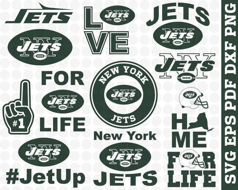 New York Jets Bundle Svg, New York Jets Svg, New York Jets Logo Svg, AFC Teams Svg, NFL Svg, Bundle Svg
