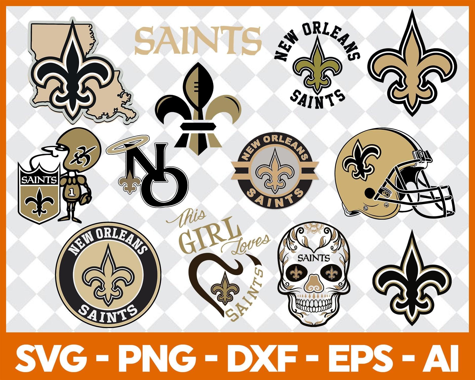 New Orleans Saints Bundle Svg, New Orleans Saints Svg, New Orleans Saints Logo Svg, NFC Teams Svg, NFL Svg, Bundle Svg