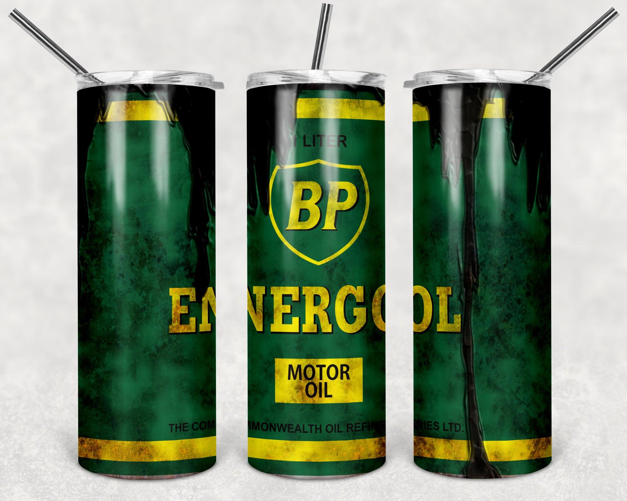 Green Super BP Motor Oil PNG, 20oz Skinny Tumbler Design, Sublimation Designs PNG File - TheDigitalSVG