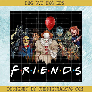 Friedns Horror Characters PNG, Jason Ghostface Michael PNG, Halloween Sublimation PNG - TheDigitalSVG