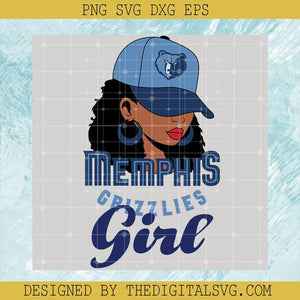 Memphis Grizzlies Girl SVG, NBA Girl SVG, Memphis Grizzlies SVG - TheDigitalSVG