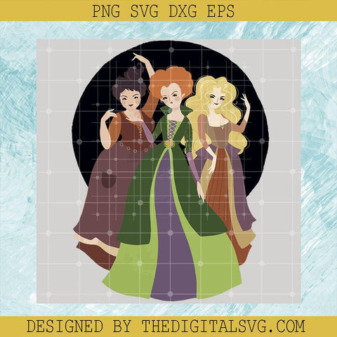 Hocus Pocus SVG, Sanderson Sisters SVG, Halloween Witches SVG - TheDigitalSVG