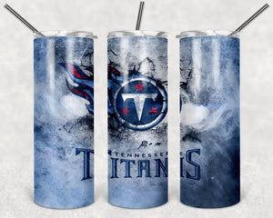 Tennessee Titans NFL PNG, 20oz Skinny Tumbler Design, Sublimation Designs PNG File - TheDigitalSVG