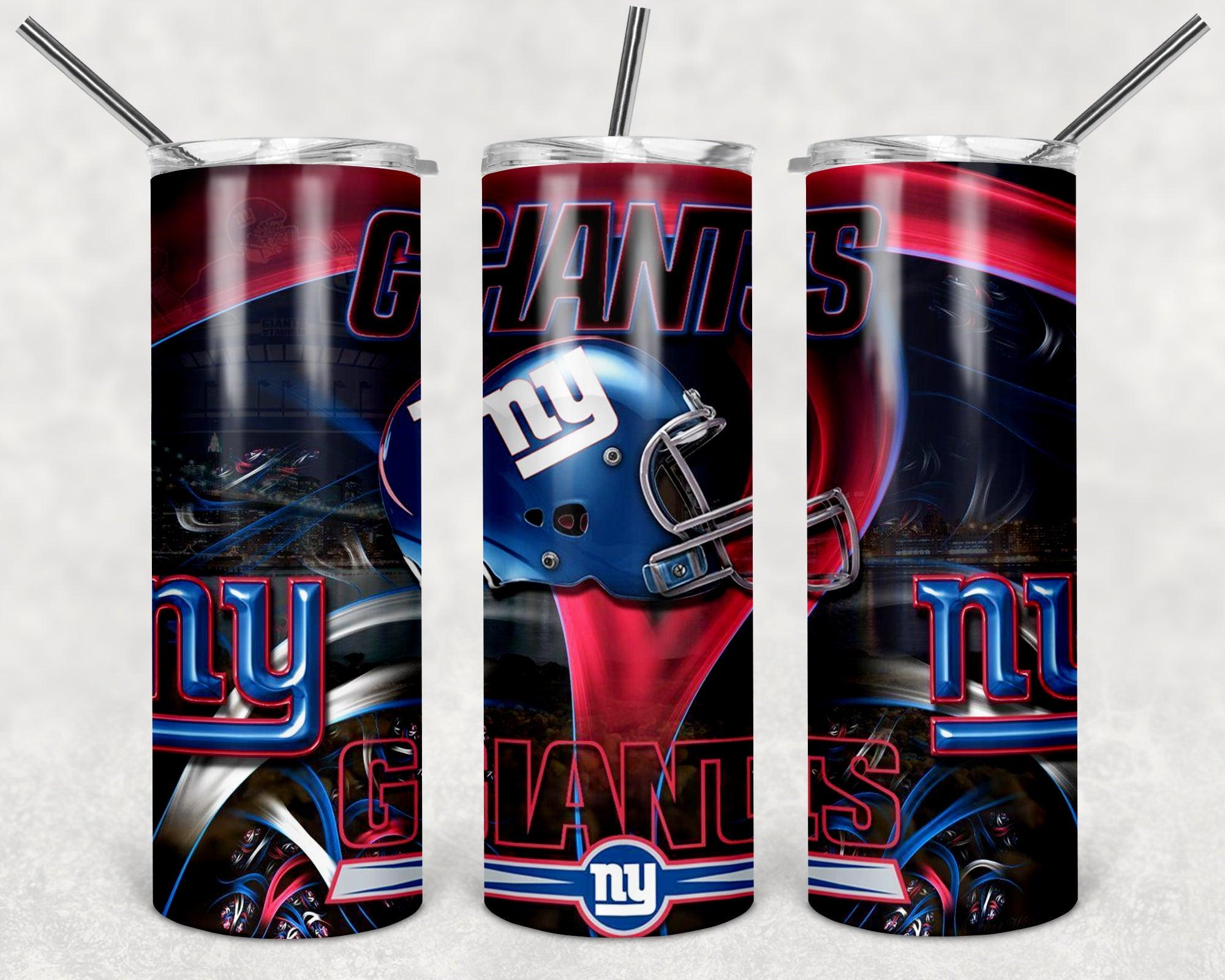 New York Giants NFL Tumbler PNG, 20oz Skinny Tumbler Design, Sublimation Designs PNG File - TheDigitalSVG