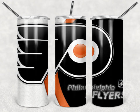 Philadelphia Flyers PNG, 20oz Skinny Tumbler Design, Sublimation Designs PNG File - TheDigitalSVG