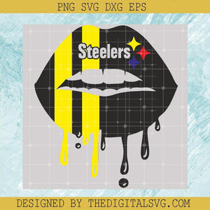 Pittsburgh Steelers Lips Svg, Steelers Svg, Lips Svg, NFL Svg - TheDigitalSVG