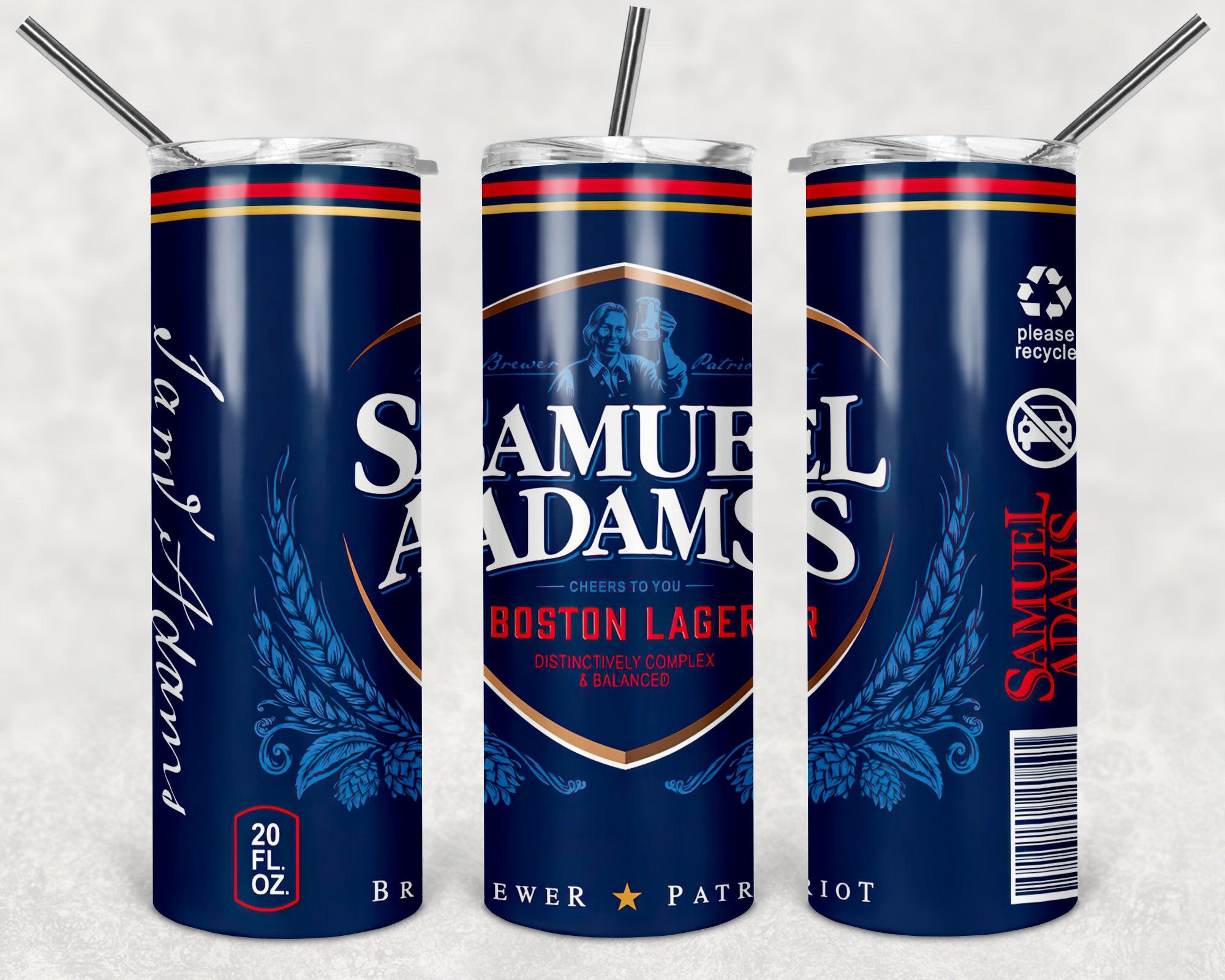 Samuel Adams Drink Brand PNG, 20oz Skinny Tumbler Design, Sublimation Designs PNG File - TheDigitalSVG