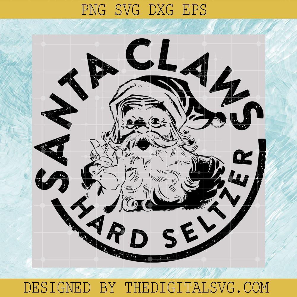 Santa Claws Hard Seltzer Svg, Santa Claus Svg, Merry Christmas Svg - TheDigitalSVG
