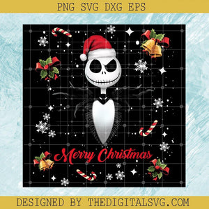 Merry Christmas Jack Skellington PNG, The Nightmare Before Christmas PNG, Christmas PNG - TheDigitalSVG