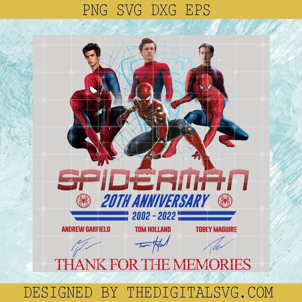 Spiderman Svg, Spiderman 20th Anniversary Svg, The memmories Svg - TheDigitalSVG