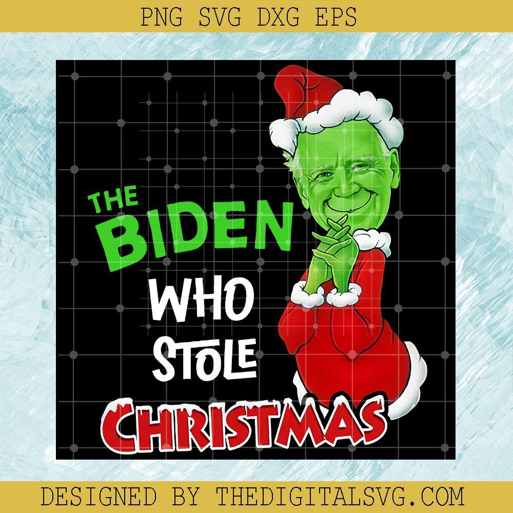 Christmas Svg, Joe Biden Svg, The BidenWho Stole Christmas Svg - TheDigitalSVG