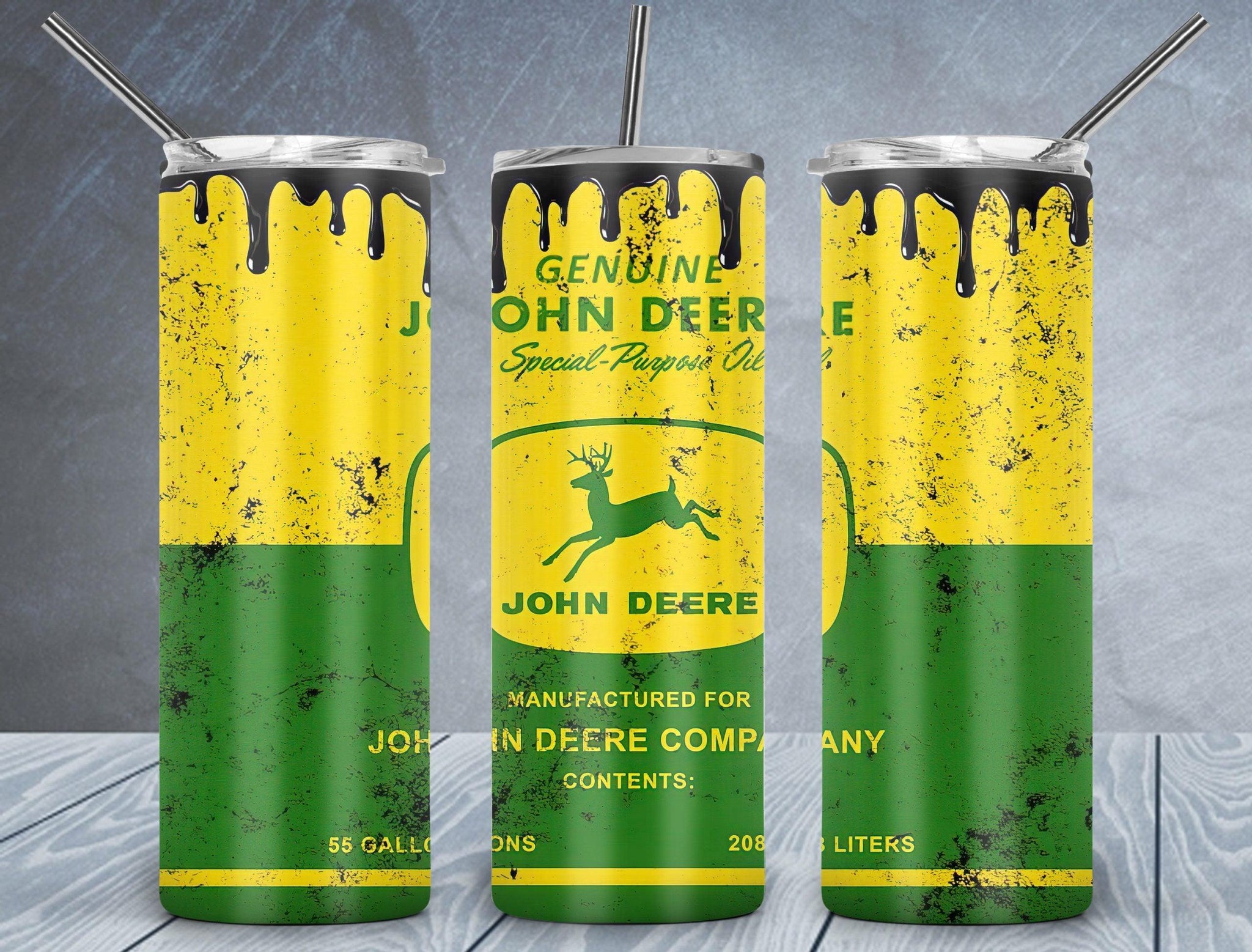 John Deere Logo Tumbler Cup - A Trendy Luxury Gift Collection
