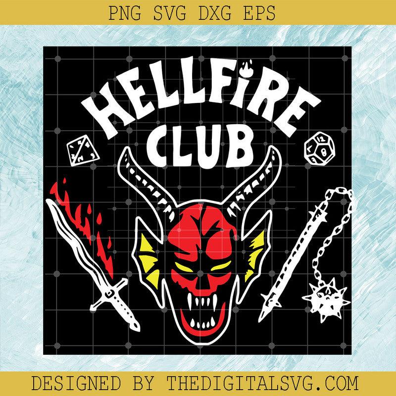 Hellfire Club Black Svg,Stranger Things Netflix Svg, Stranger Things Svg - TheDigitalSVG