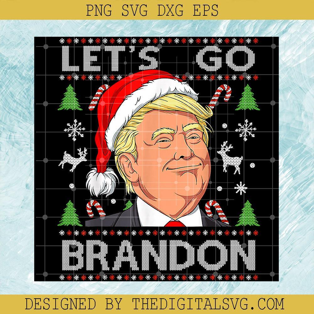 Santa Trump Let's Go Brandon PNG, Trumps Santa Claus PNG, Let's Go Brandon PNG, FJB PNG, Christmas PNG - TheDigitalSVG