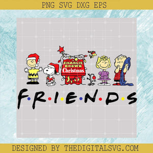 Snoopy and Friends Christmas Svg, Charlie Brown Christmas Svg, Friends Christmas Svg,  Christmas Svg - TheDigitalSVG