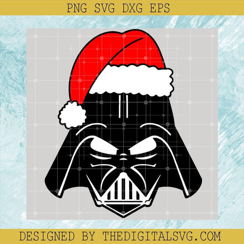 Star War Bundle Svg, Christmas Svg, Disney Christmas - Darth Vader Santa Digital Clipart Svg - TheDigitalSVG