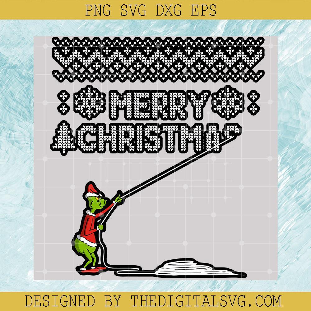 Merry Christmas Svg, Stealing Christmas Svg, Ugly Christmas Sweater Svg, Grinch Svg, Chritmas Svg - TheDigitalSVG