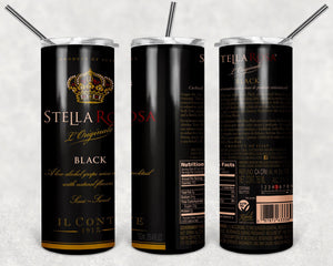 Stella Rosa Black Drink Brand PNG, 20oz Skinny Tumbler Design, Sublimation Designs PNG File - TheDigitalSVG