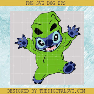 Stitch as Oogie Boogie Svg, Stitch Svg, Boogie Svg, The Nightmare Before Christmas Svg - TheDigitalSVG