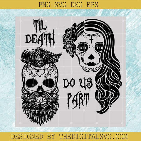 Sugar Skull SVG, Day Of The Dead SVG, Wedding Skull SVG