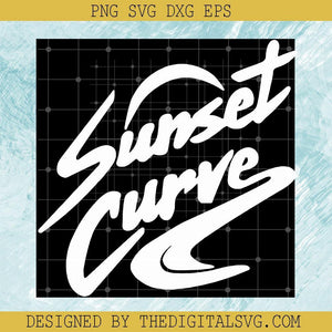 Sunset Curve Logo Svg, Julie And The Phantoms Svg, Sunset Curve Band Minimalist Svg - TheDigitalSVG