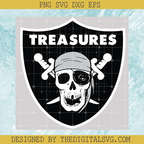 Treasures Svg, Pirates Las Vegas Raiders Svg, Logo Pirates Las Vegas Raiders Svg - TheDigitalSVG