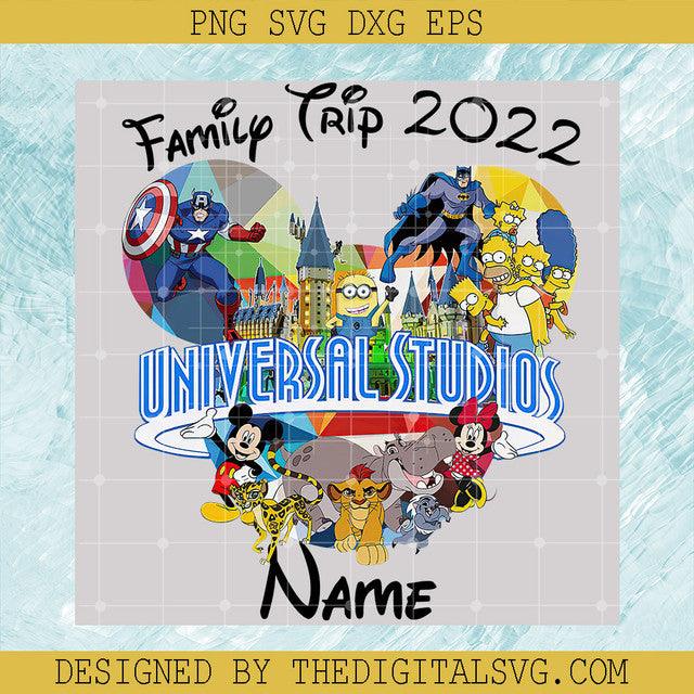 Universal Studios Family PNG, Disney Family PNG, Universal Studios 2022 PNG