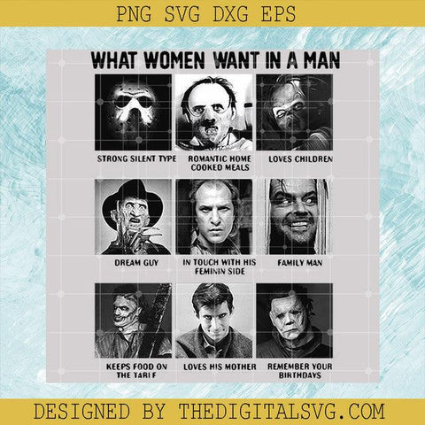 What A Woman Looks For In A Man PNG, Halloween Funny Movie PNG, Halloween Characters PNG