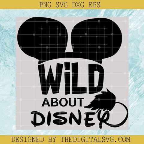 #Wild About Disney Svg, Hidden Mickey Svg, Mickey Mouse Svg, Mickey Svg - TheDigitalSVG