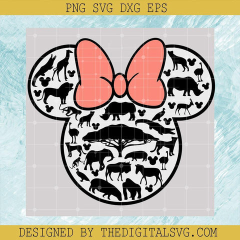 #Wild about SVG, Animal Kingdom Svg, Minnie Mouse Kingdom Svg, Minnie Mouse Svg, Minnie Trip Svg, Mickey Svg - TheDigitalSVG