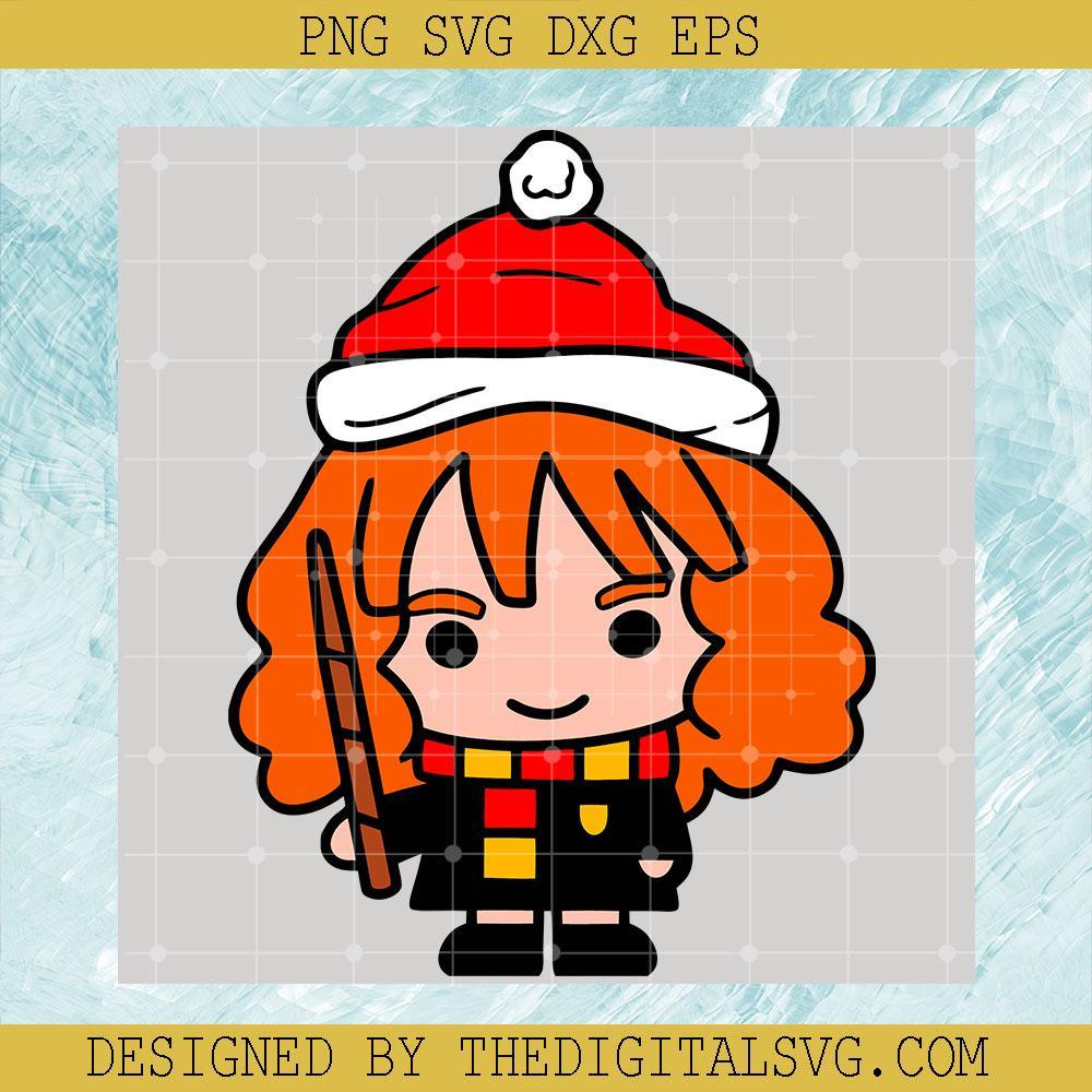 #Baby Hermione Granger Christmas SVG PNG EPS DXF, Harry Potter Merry Christmas SVG, Christmas Holiday Gifts - TheDigitalSVG