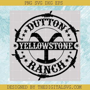 Dutton Ranch Yellowstone Svg, Yellowstone Svg, Dutton Ranch Svg, Yellowstone Logo Svg - TheDigitalSVG