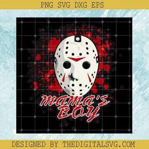 Mama's Boy Svg, Jason Voorhees Svg, Scary Svg, Halloween Svg - TheDigitalSVG