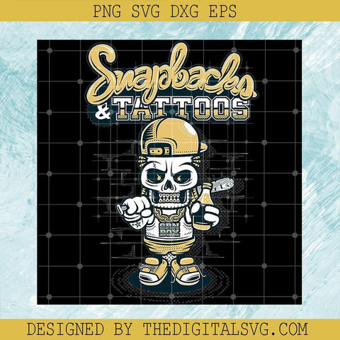 Snapbacks and Tattoos Svg, Skull Tattoos Svg, Skull Svg, Tattoos Svg - TheDigitalSVG