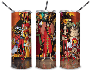 Japanese Manga PNG, One Piece Animation 20oz Skinny Tumbler Designs PNG, Sublimation Designs PNG - TheDigitalSVG