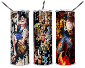 Sabo And Luffy PNG, Animation Movie 20oz Skinny Tumbler Designs PNG, Sublimation Designs PNG - TheDigitalSVG