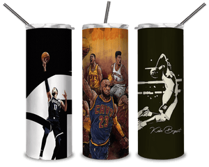 Basketball Legend Arts PNG, NBA Player 20oz Skinny Tumbler Designs PNG, Sublimation Designs PNG - TheDigitalSVG