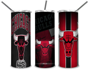 Chicago Bulls 3 PNG, NBA Logo Basketball 20oz Skinny Tumbler Designs PNG, Sublimation Designs PNG - TheDigitalSVG