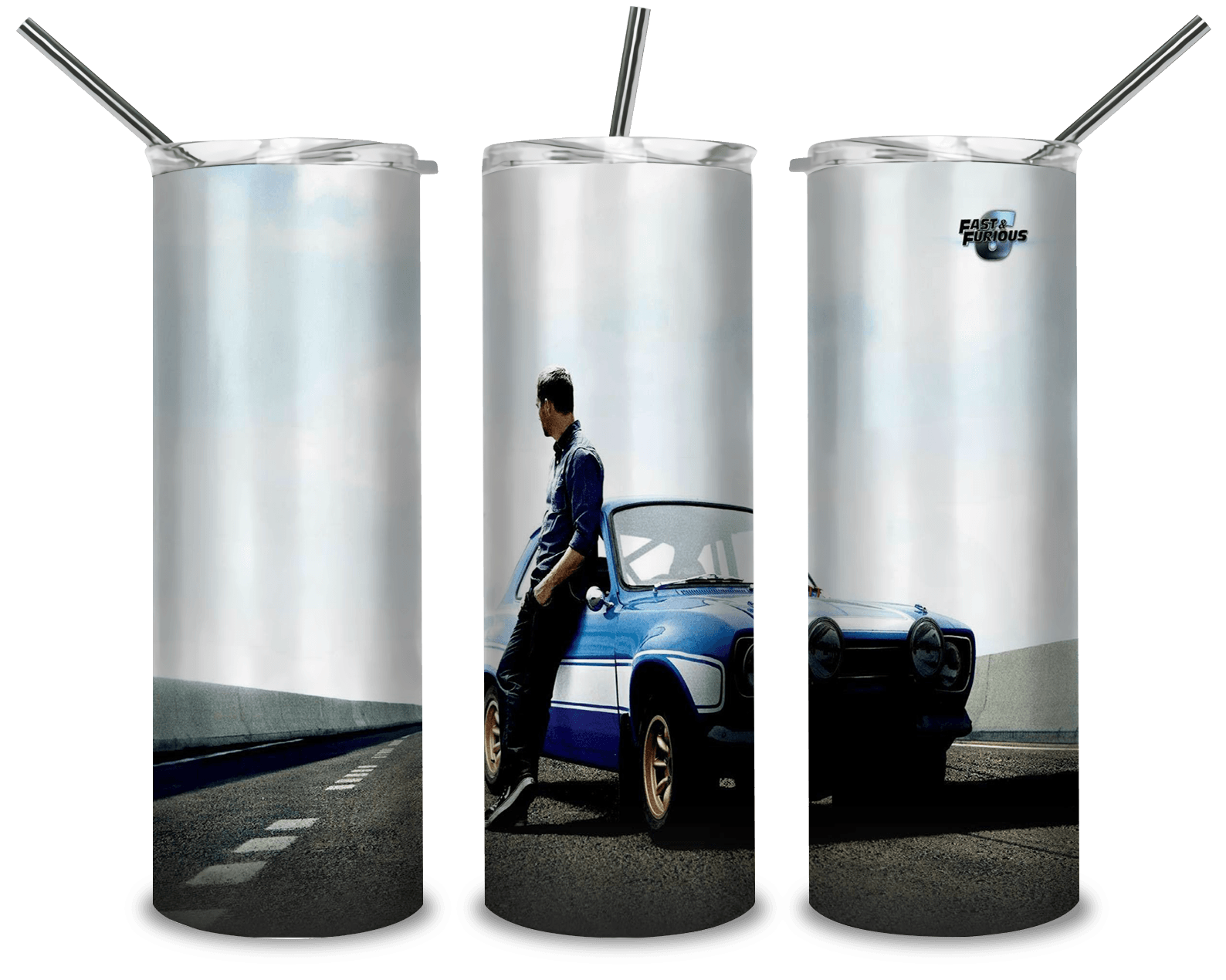 Fast And Furious PNG, Paul Walker 20oz Skinny Tumbler Designs PNG, Sublimation Designs PNG - TheDigitalSVG
